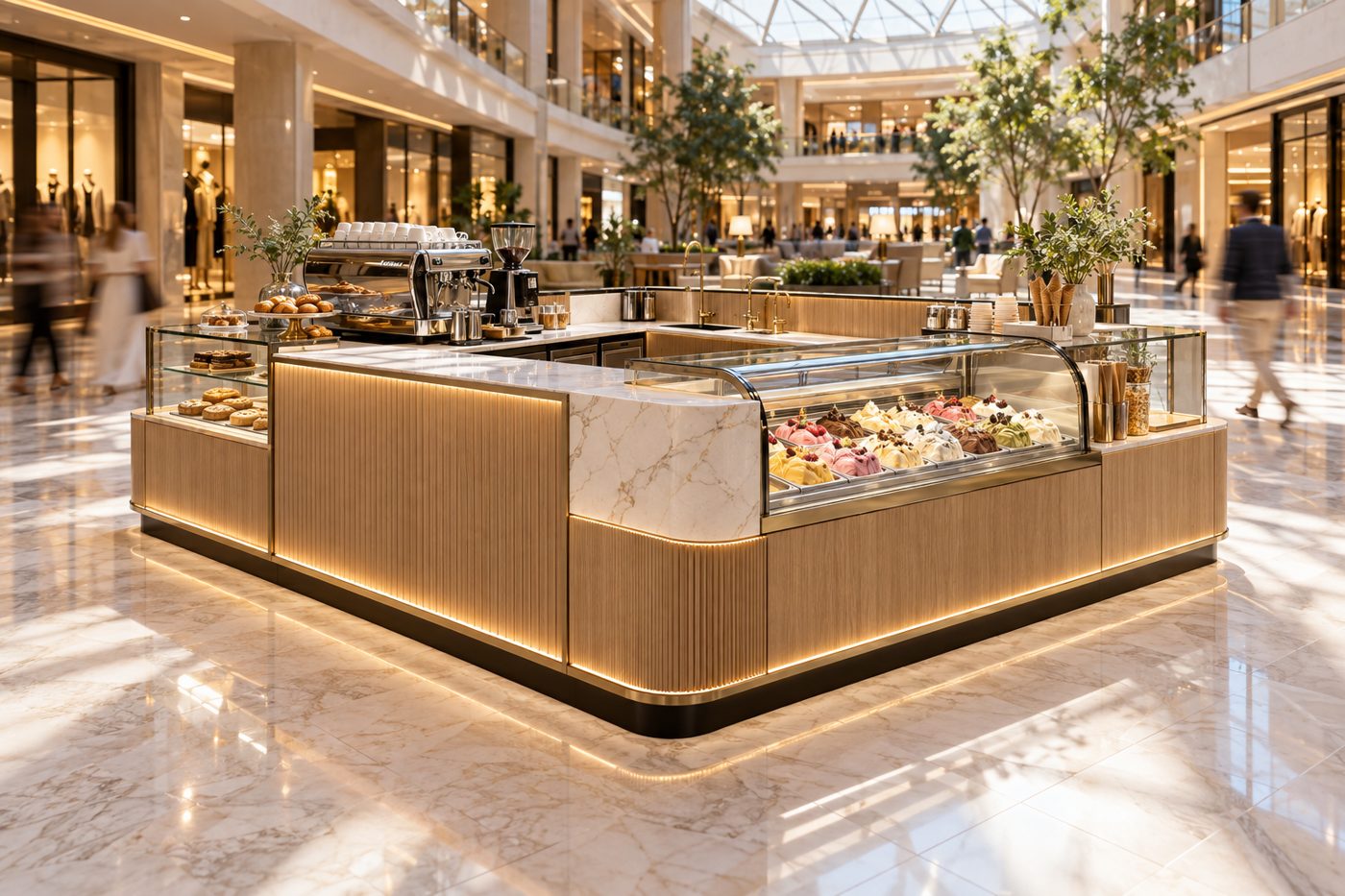 ISLA BARISTA 3020, burbuja comercial para café, helados y bebidas