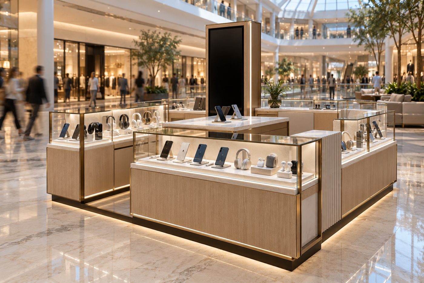 ISLA TECH 2520, burbuja comercial para celulares y tecnología